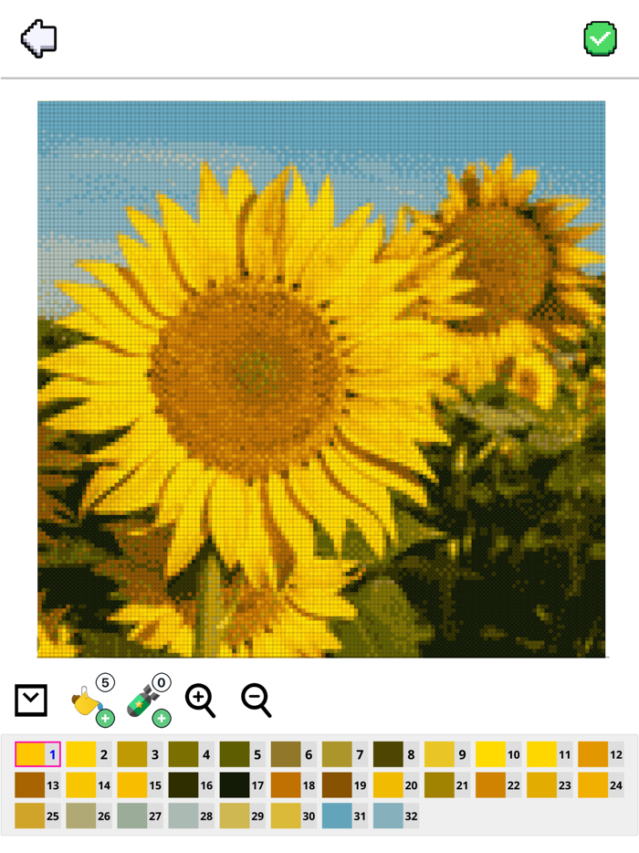 Cross Stitch Color by Number