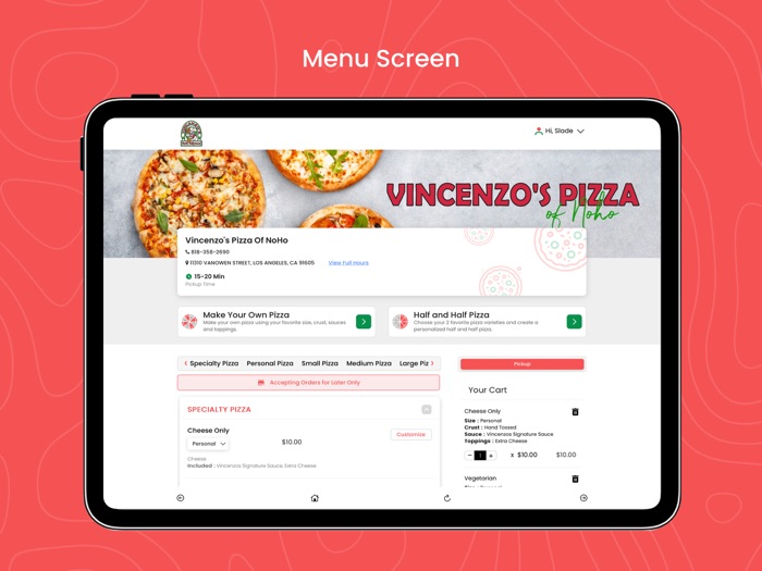 Vincenzo’s Pizza of noho