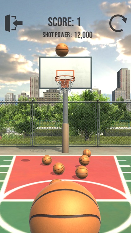 Basketball Court Dunk Shoot