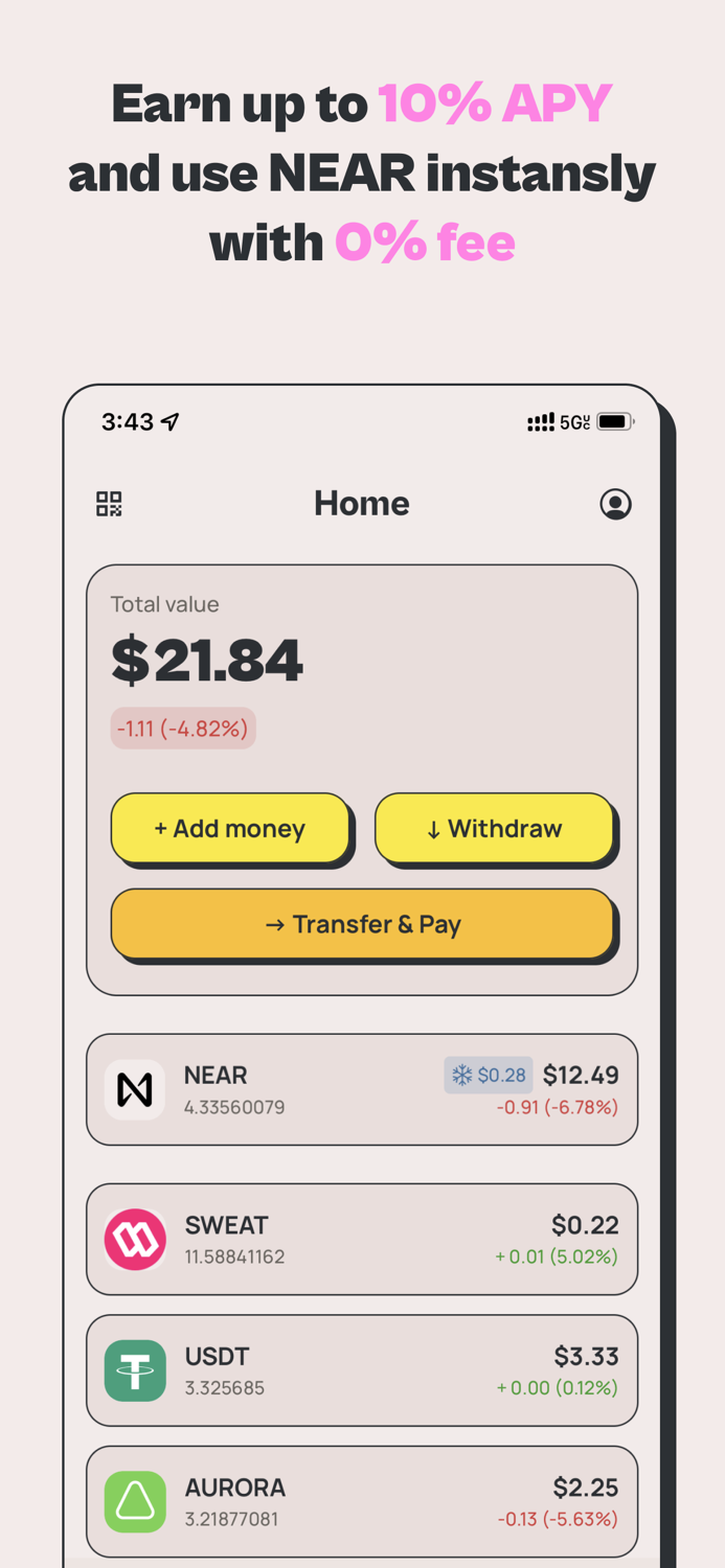 HERE Wallet for NEAR Protocol