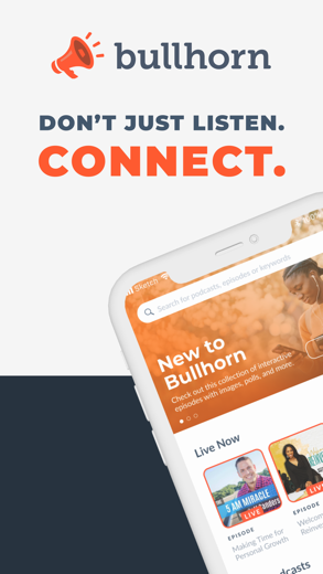 Bullhorn Podcast App & Player 截屏 1