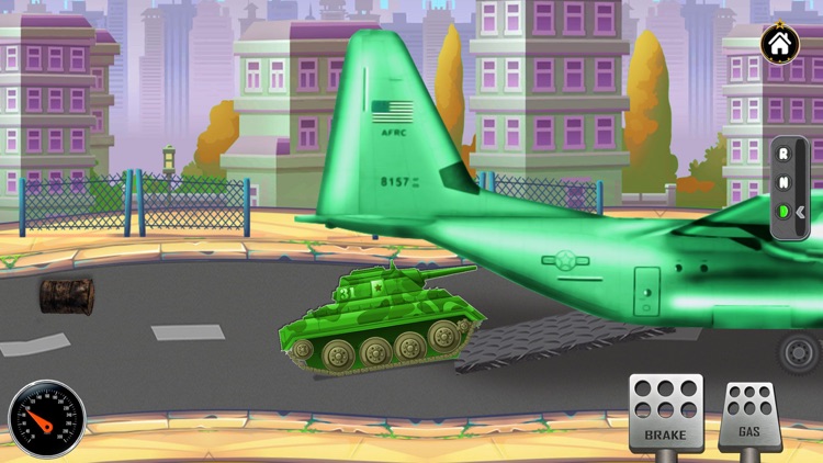 Army Vehicle Transporter Truck screenshot-3