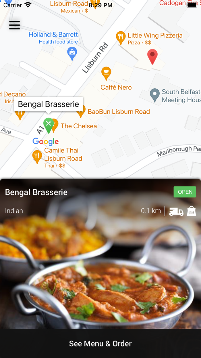 Bengal Brasserie Lisburn Road