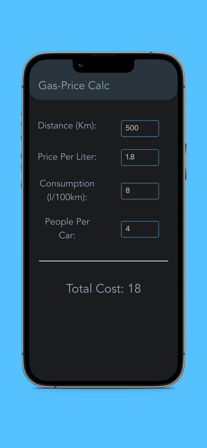 Pro Gas Cost Calculator