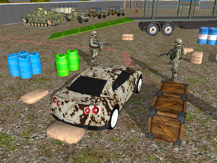 Army Truck Cargo Driver