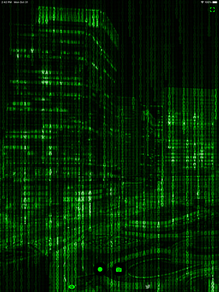 Cyber AR Camera Hackers Eye