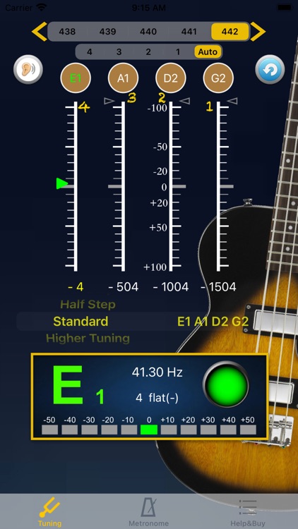 BassTuner - Tuner Bass Guitar screenshot-0