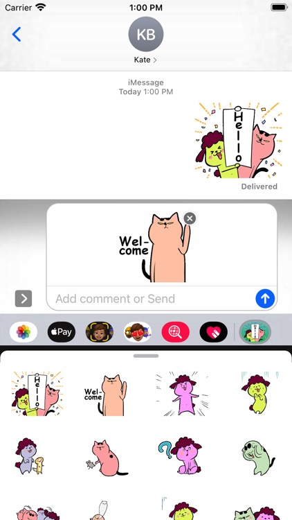 Cat Vs Dog 1 Stickers Pack