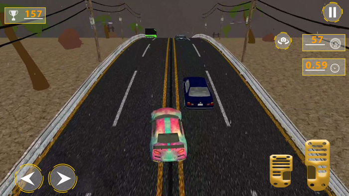 Curved Highway Racer Car Games