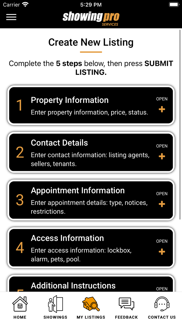 Showing Pro Services