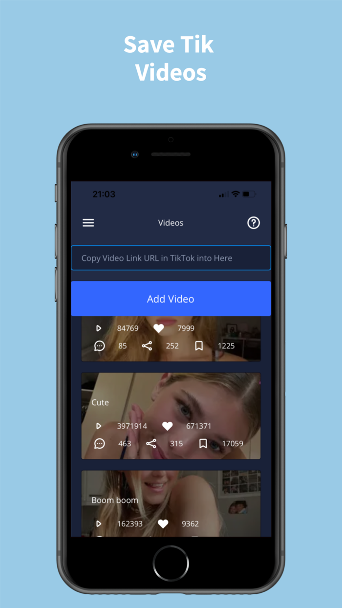 Save  Repost Video for Tiktok