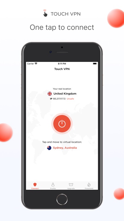 Touch VPN — Unlimited Proxy screenshot-1