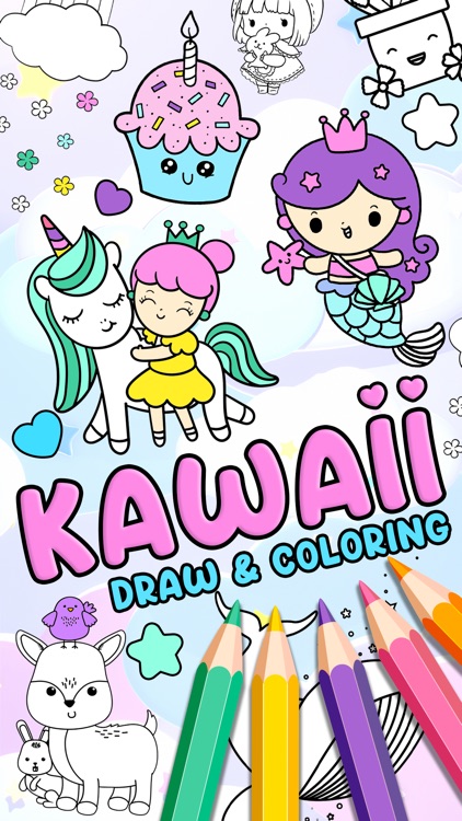 Kawaii coloring: Paint & Color