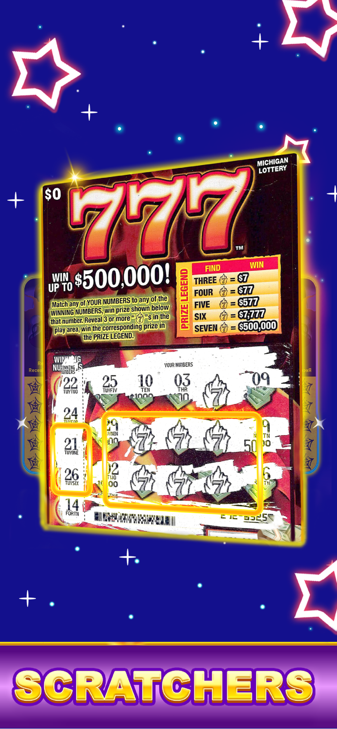 Lottery Scratchers Win