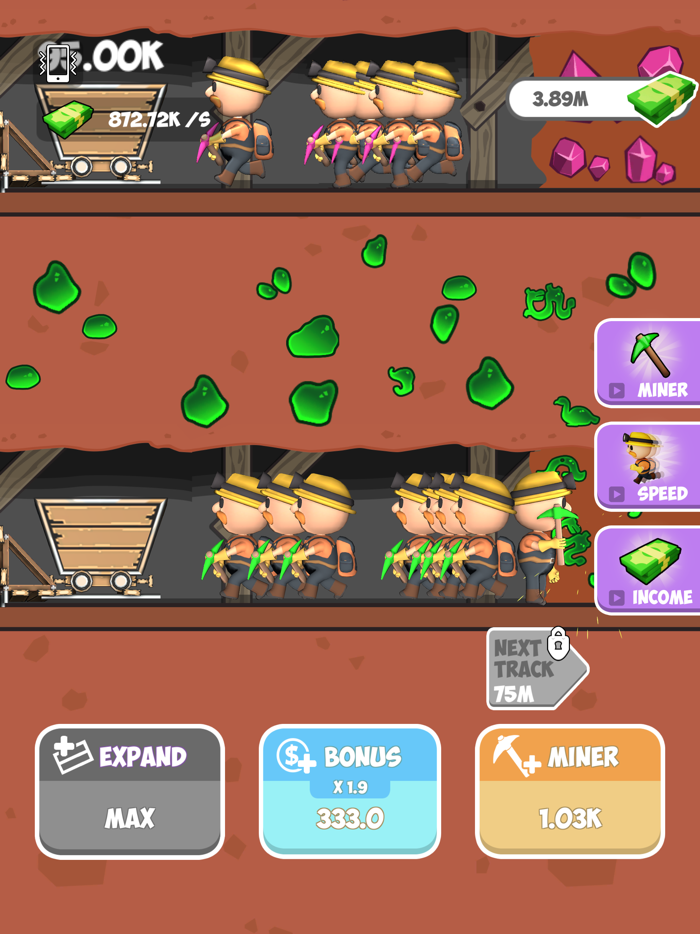 Miner Clickers Gold  Gem