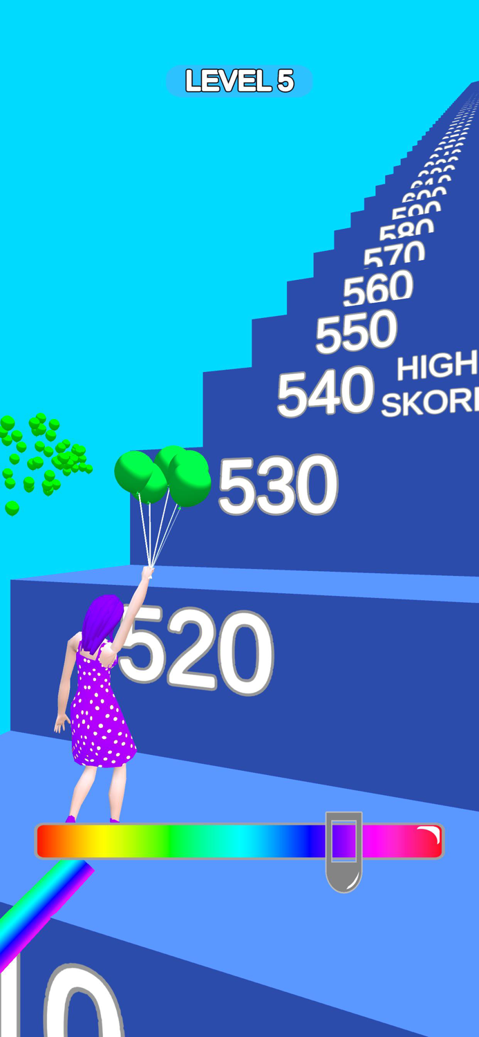 Colorful Balloons 3D