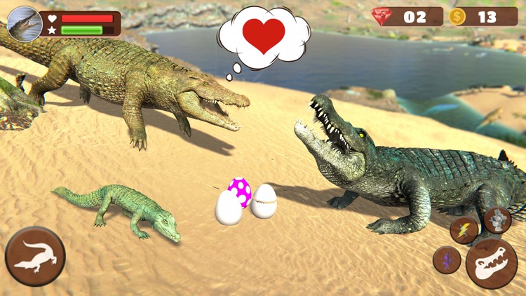 Wild Crocodile Family Sim by Aqeel Anjum