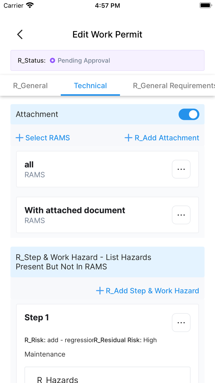 SHEQ Work Permit APP