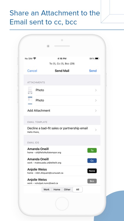 Contacts Groups - Email & text screenshot-4