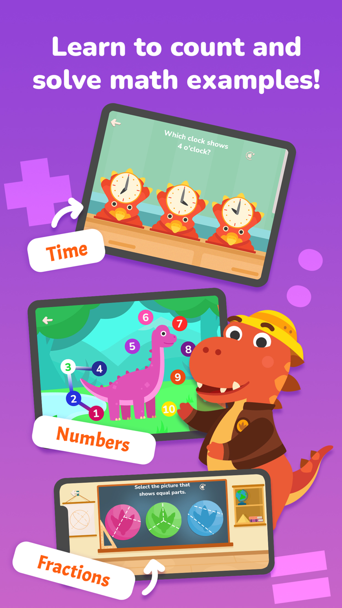 Dino Preschool learn abc  123