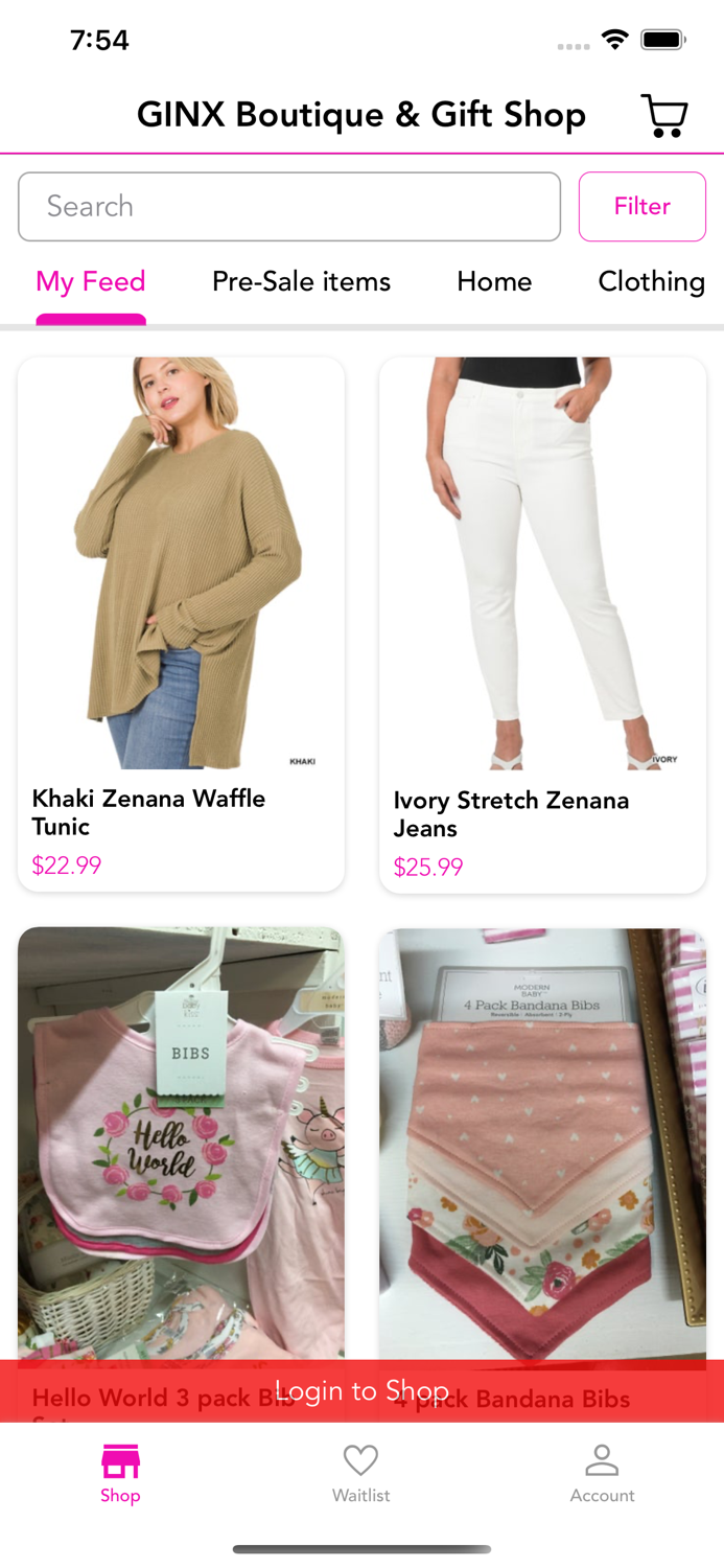 GINX Boutique  Gift Shop