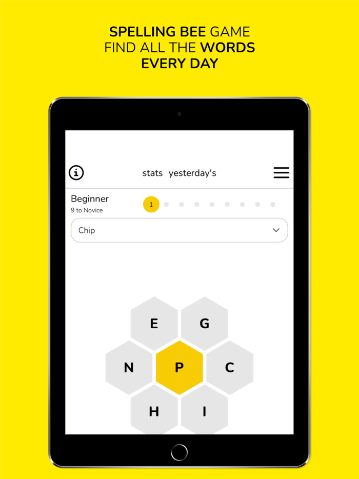 Spelling Bee Word Game