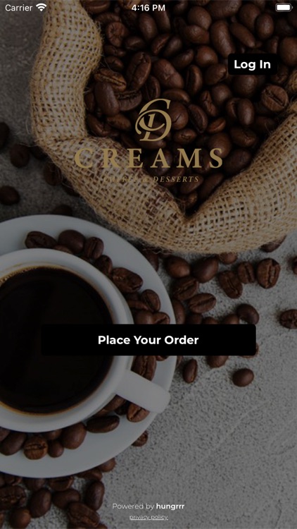 Creams Coffee and Desserts