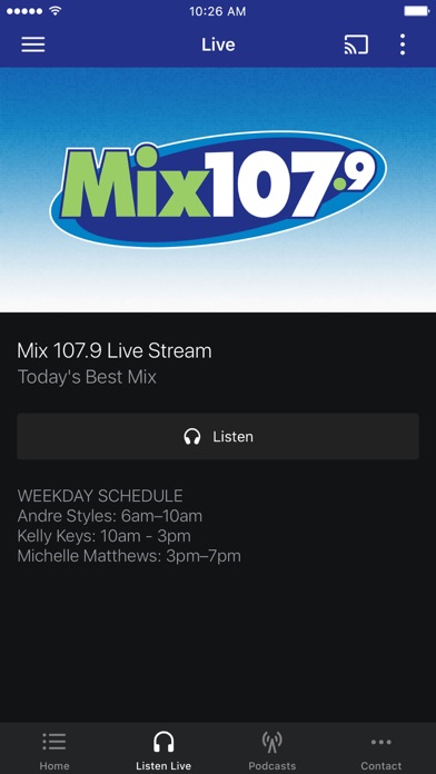 Mix 107.9 screenshot 2