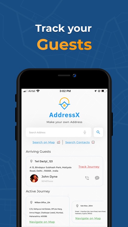 AddressX Tracker