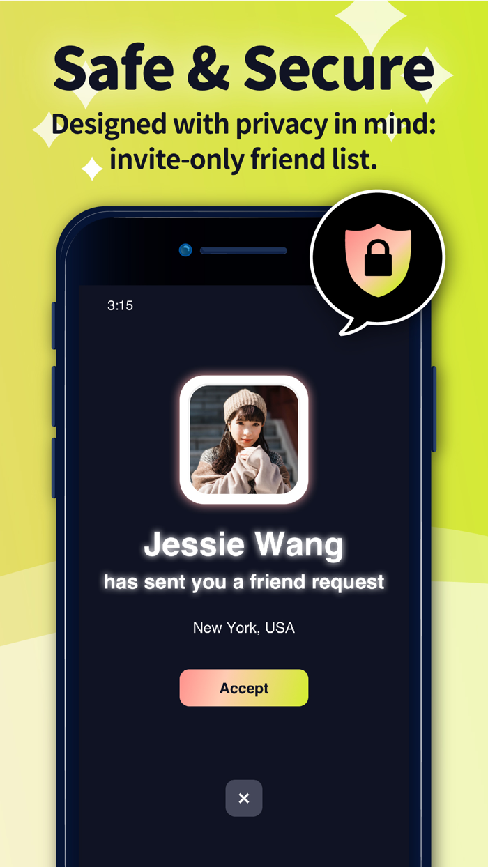 BFF share real-time location