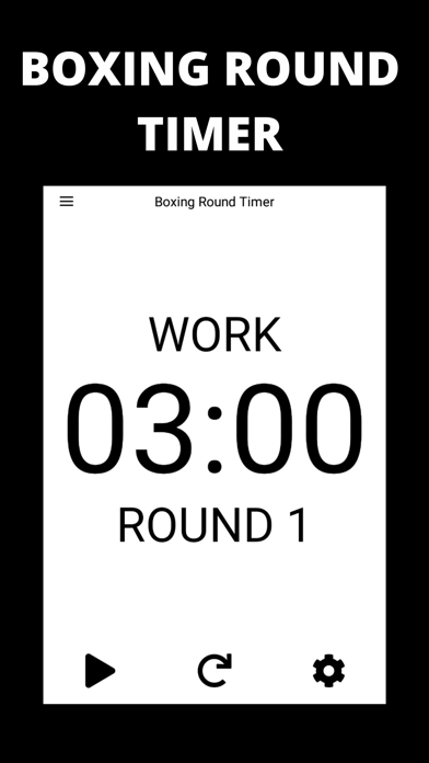 Boxing Round Timer App screenshot 2