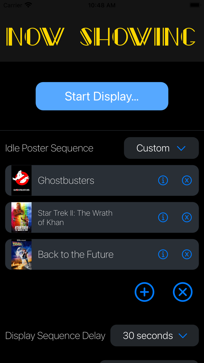 Now Showing – Movie Poster TV