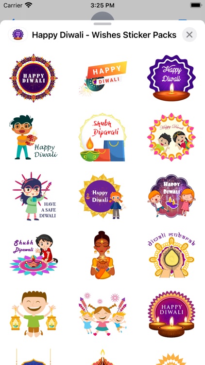 Happy Diwali - Wishes Stickers