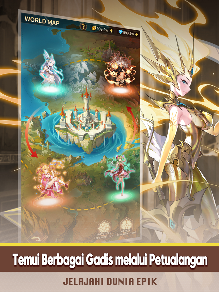 Girls Connect Idle RPG