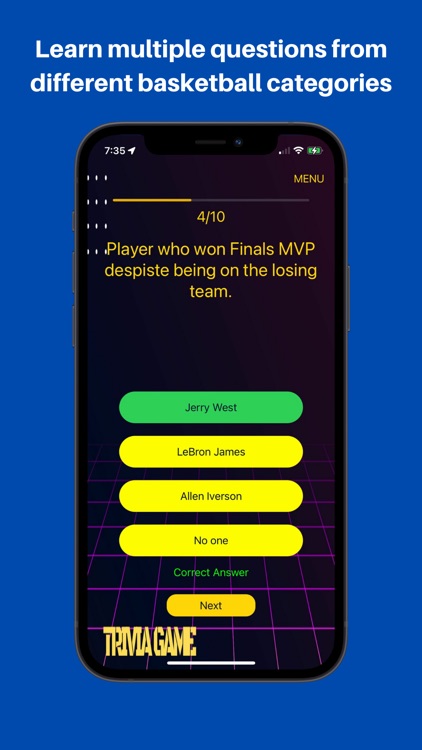 Basketball Trivia Game