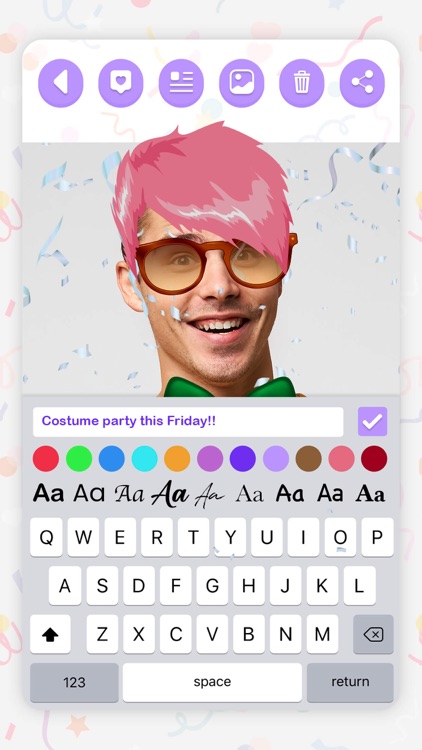 Face Stickers Selfie Camera screenshot-3