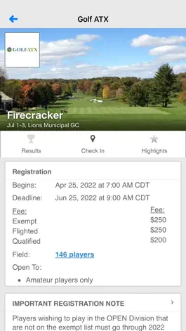 Game screenshot Golf ATX apk