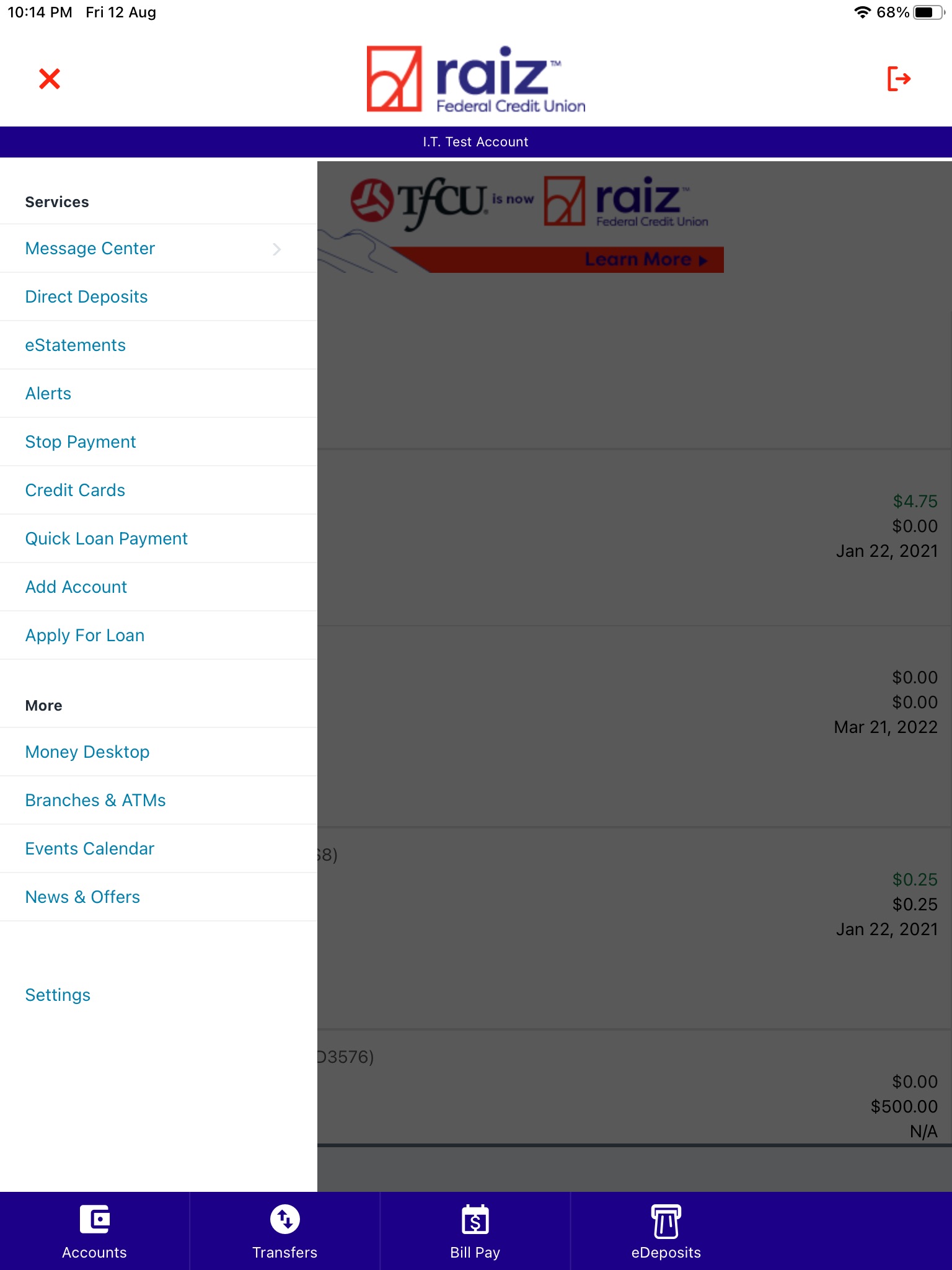 Raiz - Mobile Banking screenshot 3