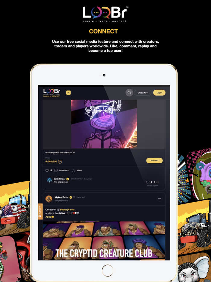 LooBr - Social NFT Marketplace