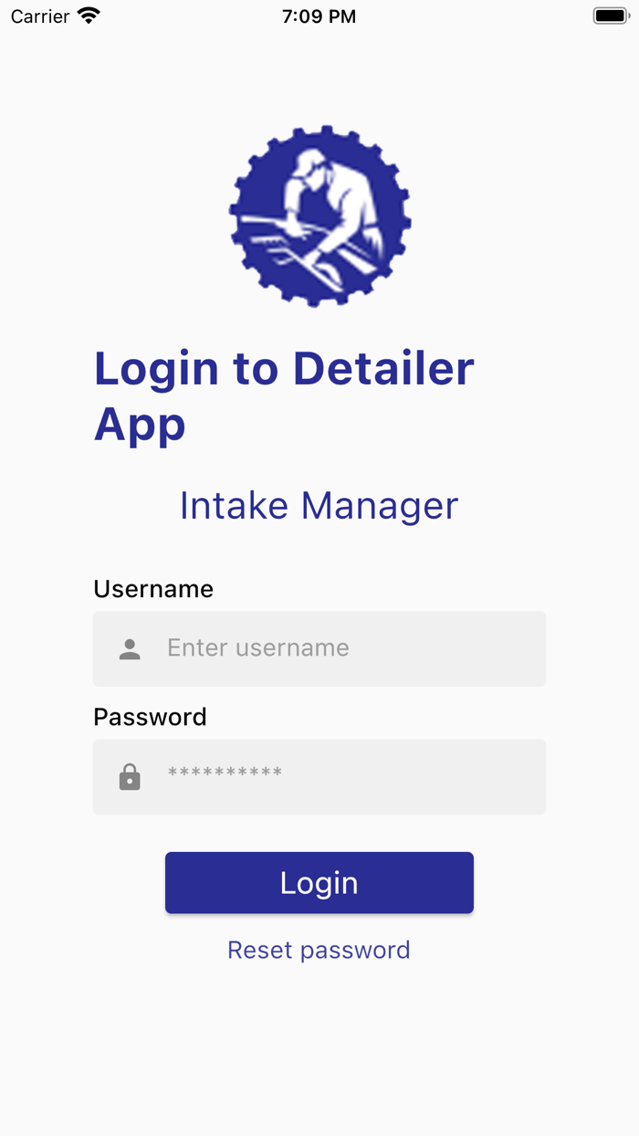 Detailer Intake App