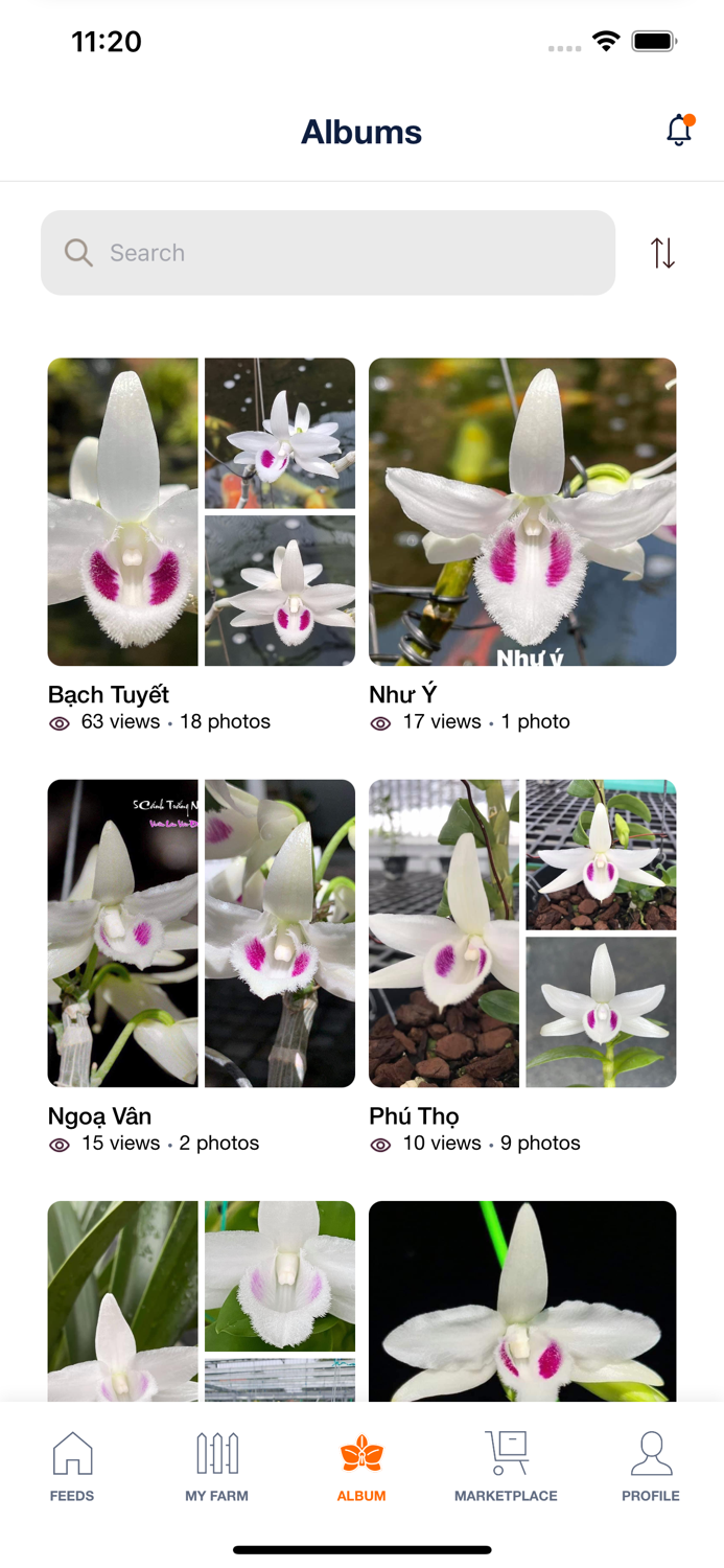 VieFAM - Social Orchid App