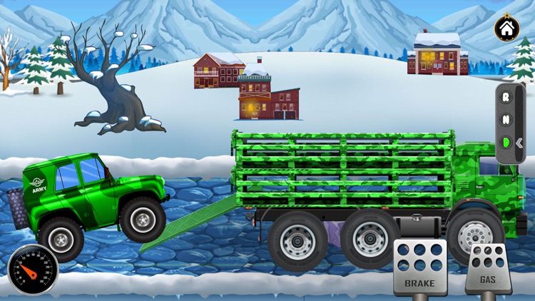 Army Vehicle Transporter Truck screenshot-4