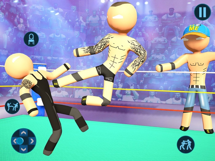 Stickman Wrestling Fighting 3d