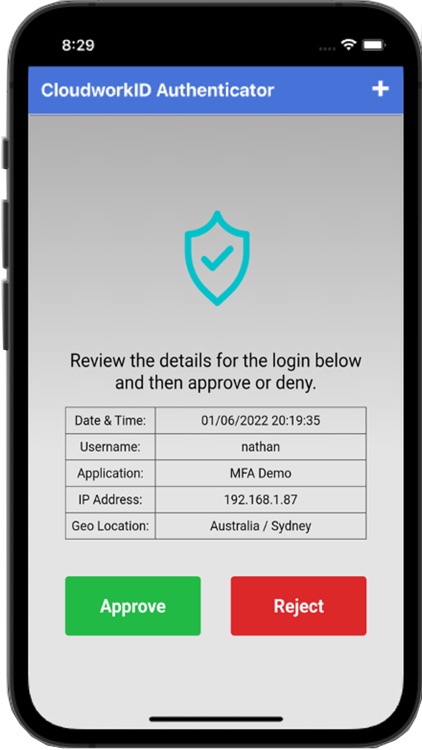 CloudworkID Authenticator