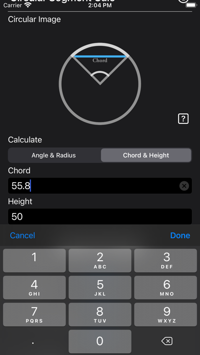 Circular Segment Calculator screenshot 6