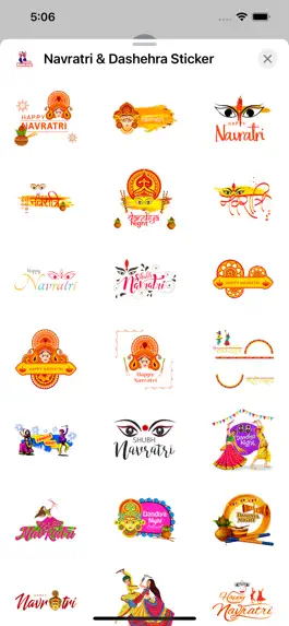 Game screenshot Navratri & Dassehra Stickers hack