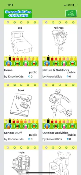 Game screenshot KnowleKids Coloring hack