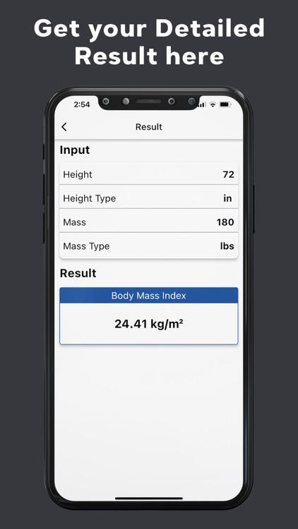 Calculate BMI: Body Mass Index