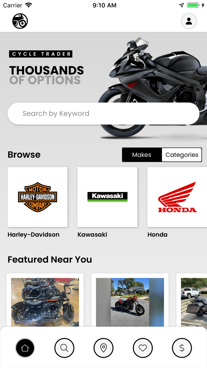 CycleTrader Shop Motorcycles