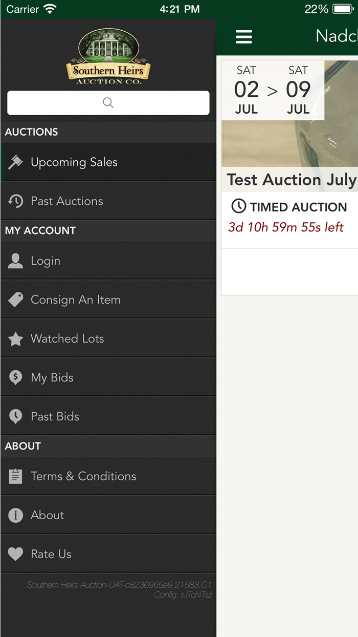 Southern Heirs Auction